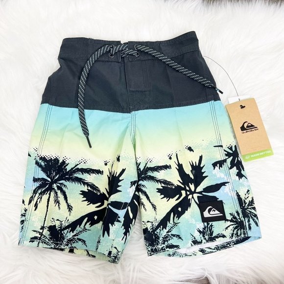 Quiksilver Toddler Boy 5 Everyday Panel Sunset Boardshorts Swim Trunks Surf